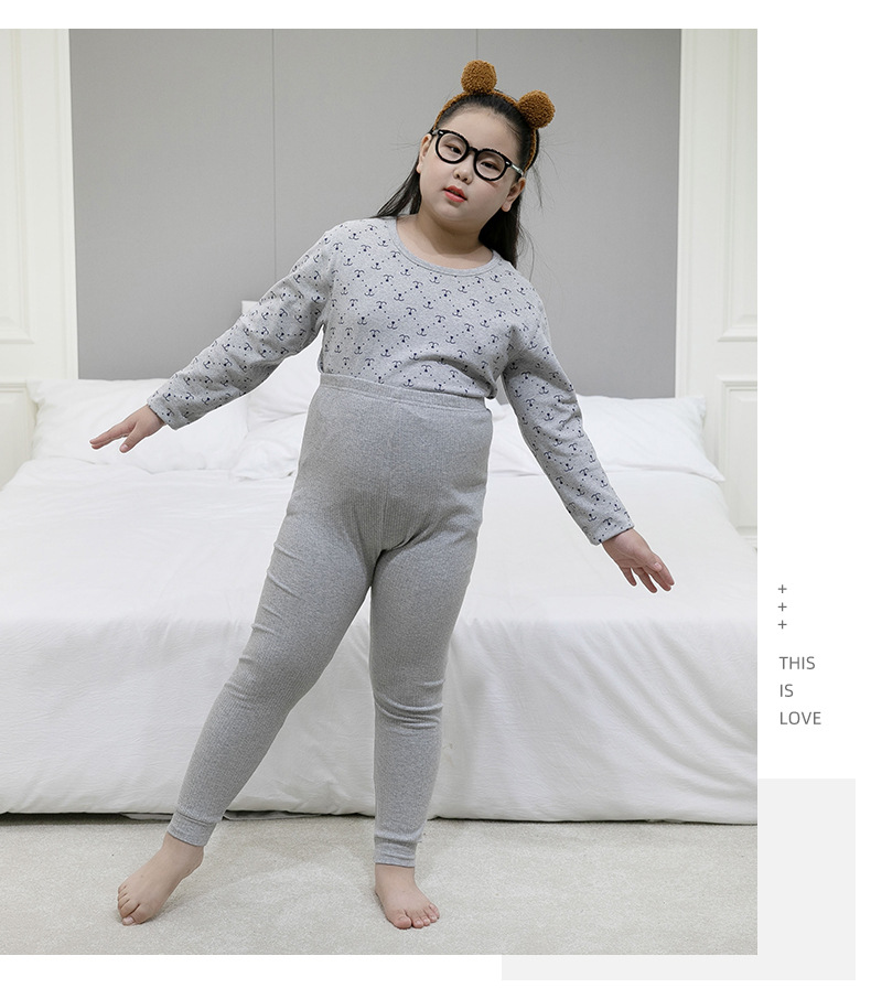 胖女童秋裤女大童打底裤内穿纯棉宽松中大童小胖子女孩加肥加大潮