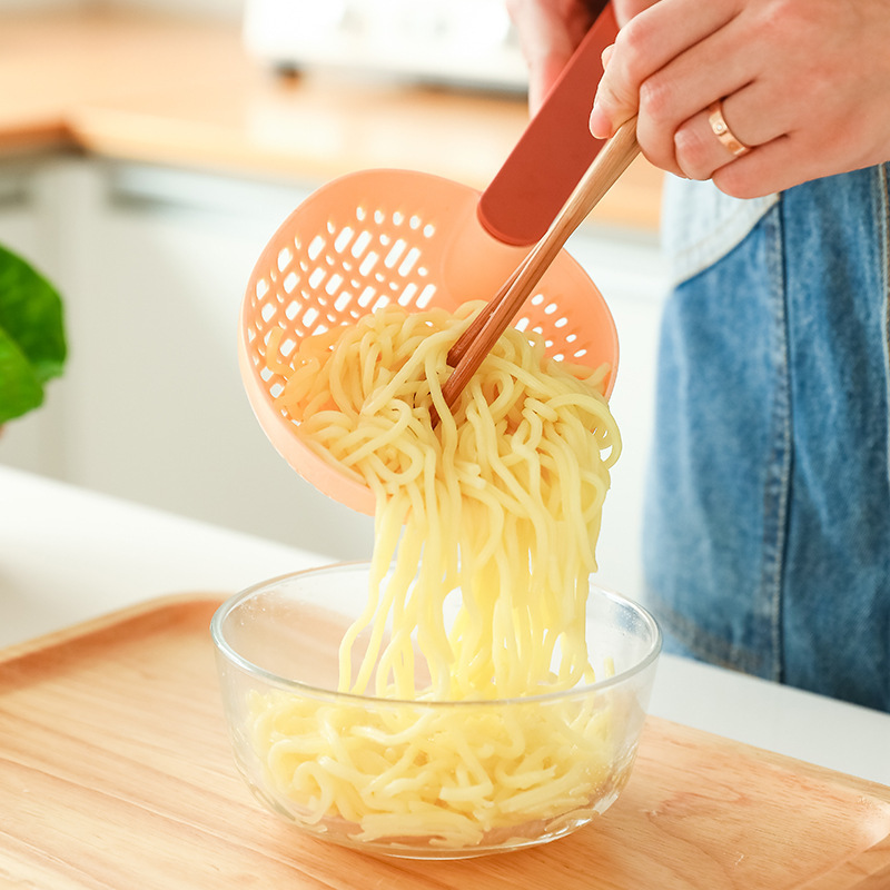 家用耐高温捞面大漏勺厨房北欧长柄饺子馄饨汤圆笊篱火锅沥水捞勺