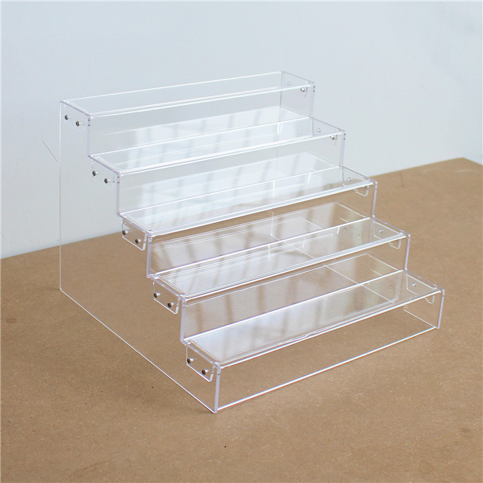 桌面亚克力展示架陈列架钱包架展架透明包鞋子化妆品物品面膜柜台