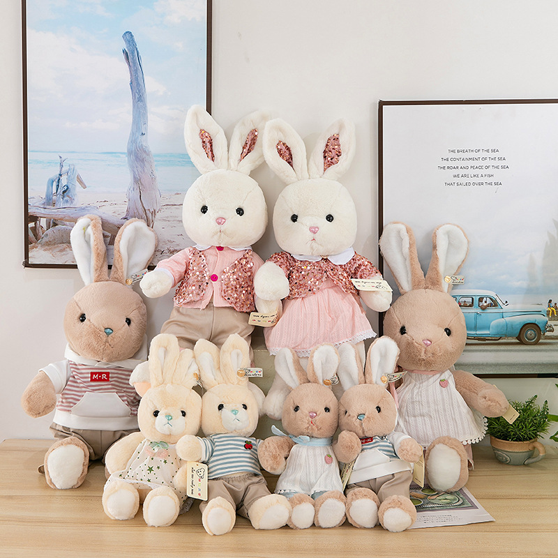 Cute Plush Rabbit Plush Toy Children Doll Doll