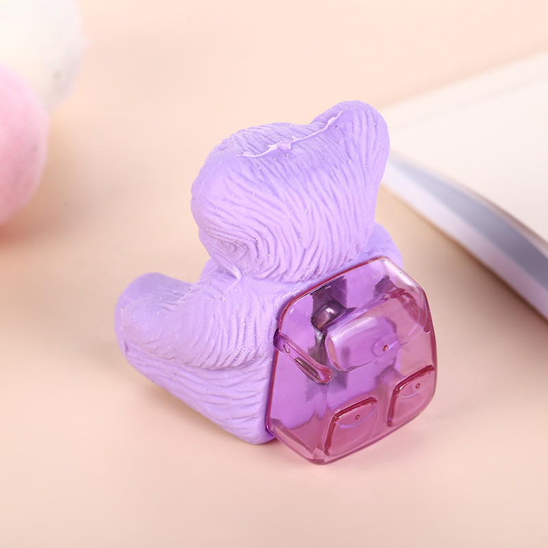 小咕咚玩具3d橡皮小熊旋笔刀橡皮漂亮新款橡皮擦批发