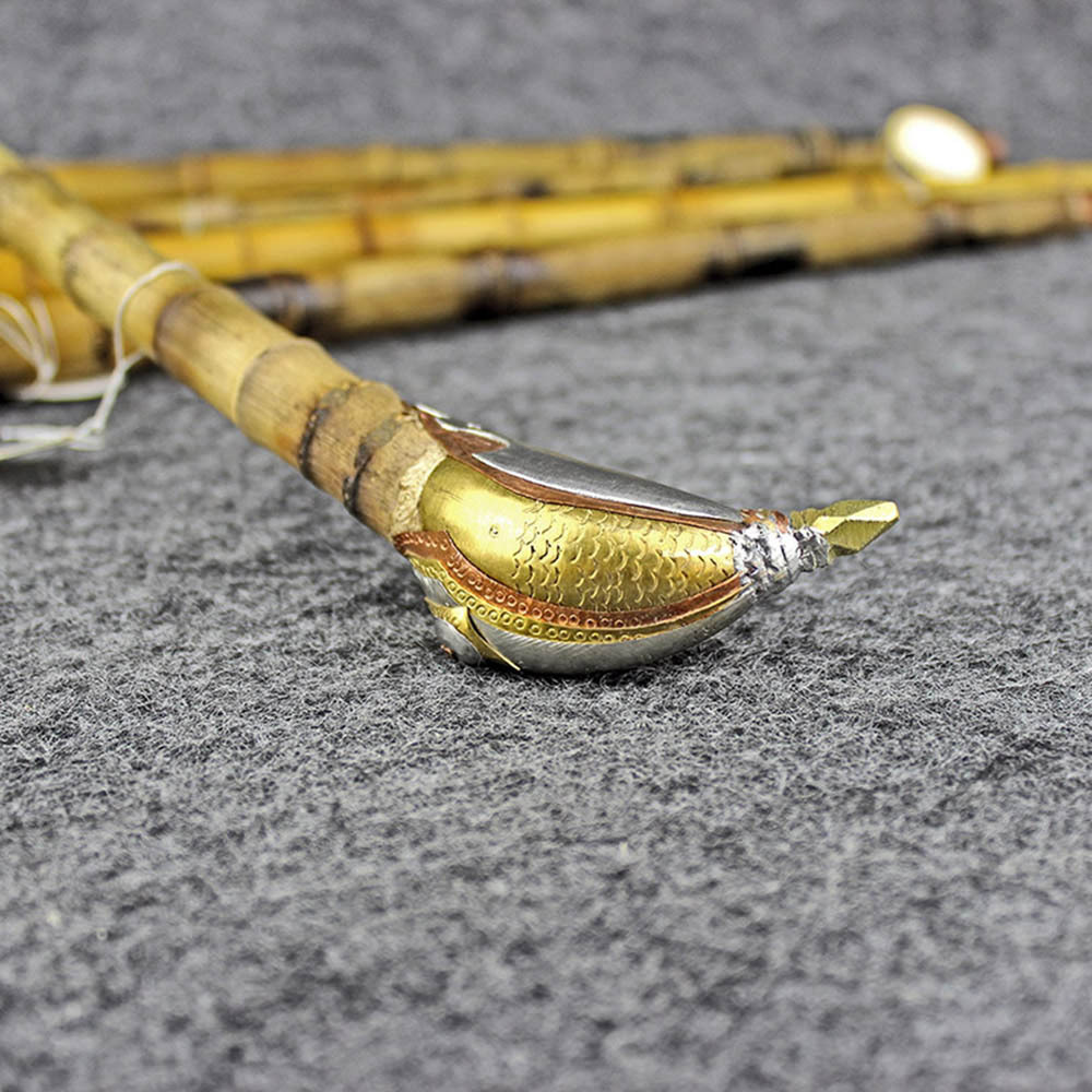 木香竹节朝烟斗竹节长烟杆传统工艺旱烟斗竹子烟枪烟袋锅厂家代发