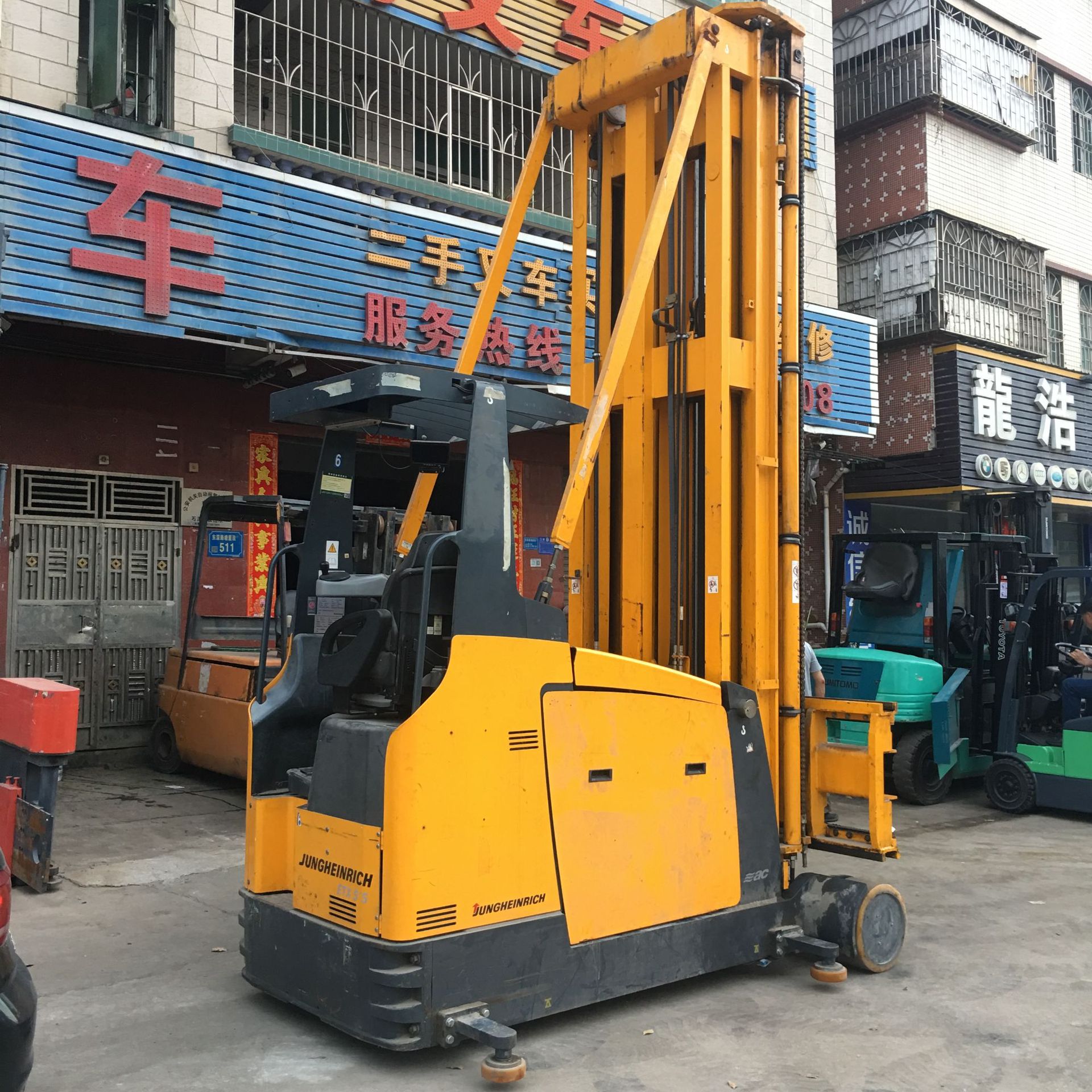 升高10米三向叉车 永恒力三向堆垛叉车 仓储高位三向叉车升高10米