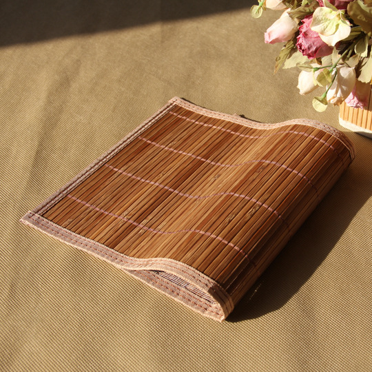 创意长方形竹帘餐桌垫竹子餐垫茶道用品竹子茶垫杯垫碗垫锅垫盘垫