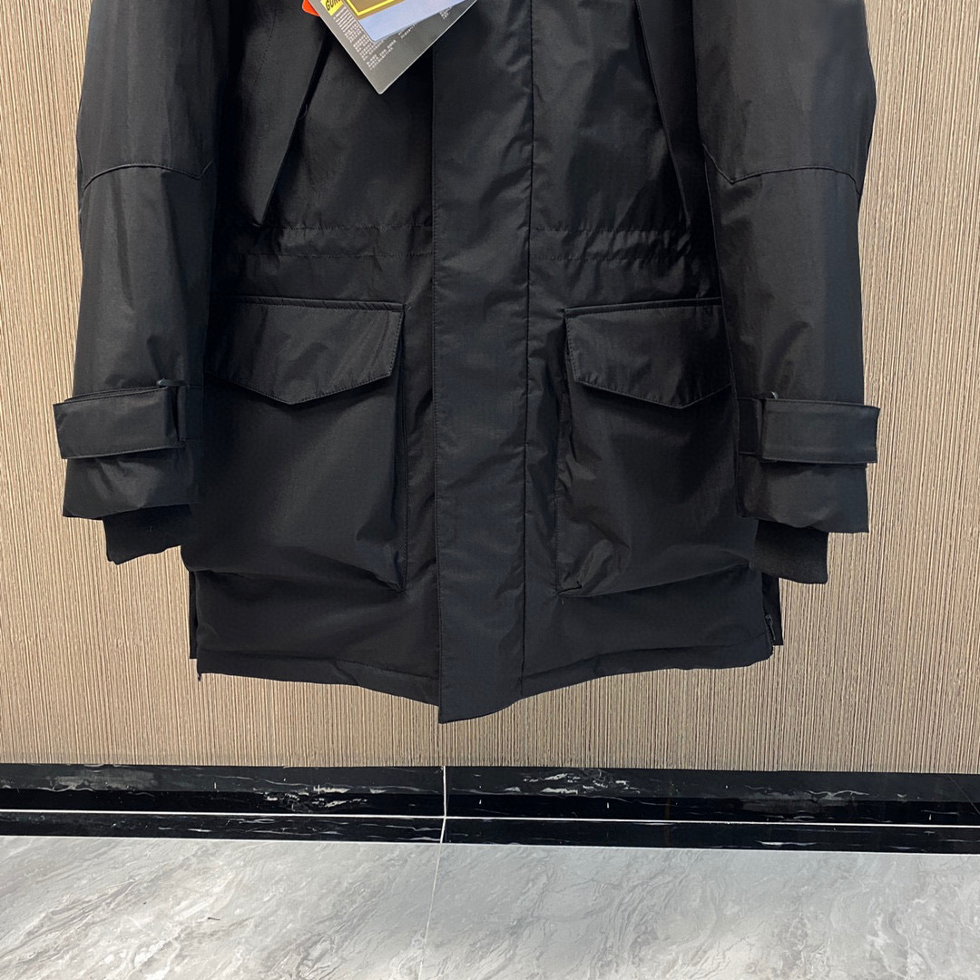 2021tnf极地系列中长款羽绒服 南极极地羽绒服外套 保暖御寒