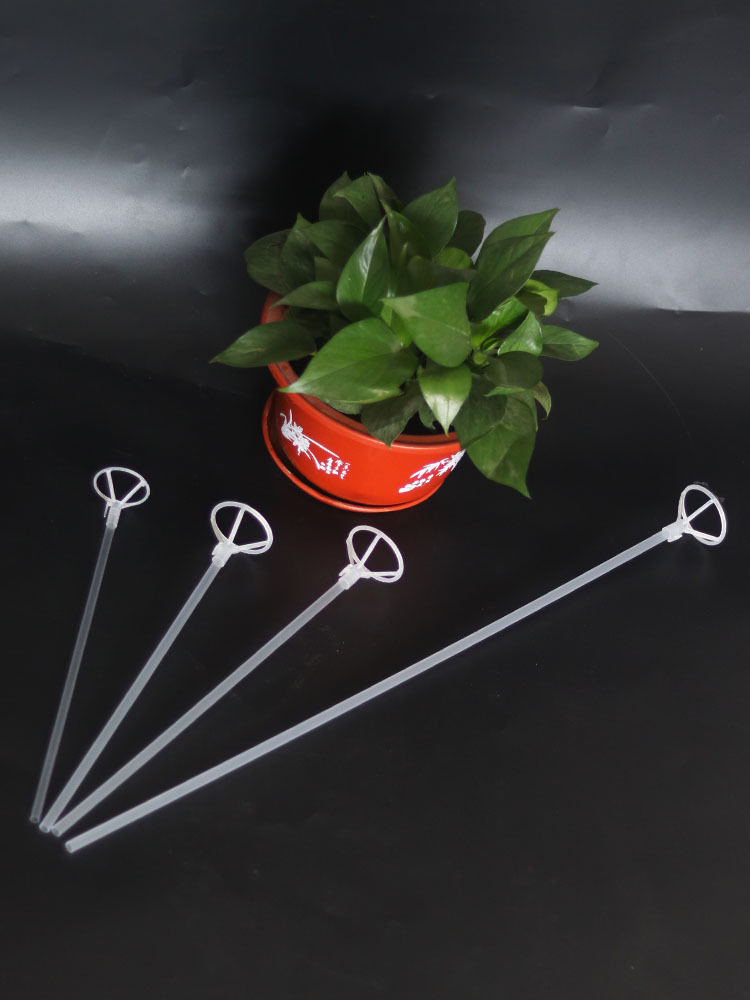 Bracket Transparent Chopsticks Rod Stent Stick Ball Rod Balloon Head Aluminum Foil Support Rod Handle Bounce Ball Balloon