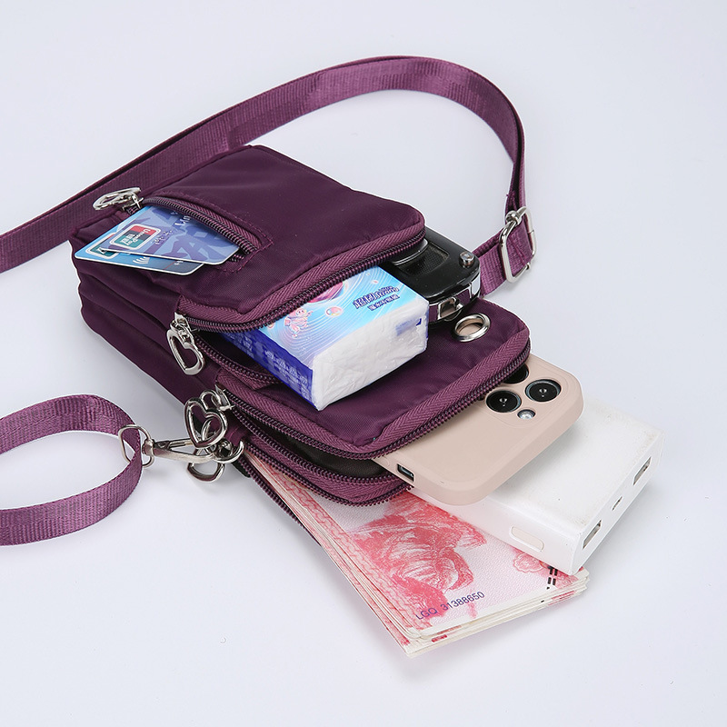 2020 New Mobile Phone Bag Women's Messenger Bag Halter Wrist Coin Purse Mobile Phone Bag Portable Vertical Mini Bag