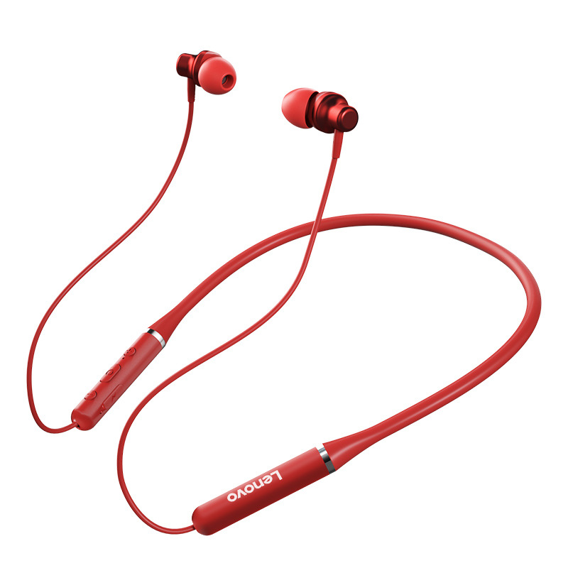 Suitable for Lenovo New HE05 Halter Headset Bluetooth HD Call Stereo Halter in-Ear Noise Reduction Headset