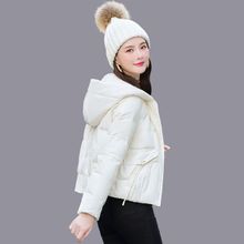 羽绒棉服女短款2023冬季新款韩版小个子洋气加厚棉衣棉袄外套