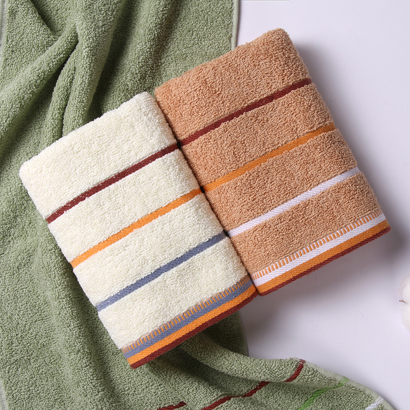 Towel Cotton Wholesale Cotton Thickened Soft Absorbent Face Washing Household Face Towel Can Be Used as Gift Embroidery Gaoyang Factory