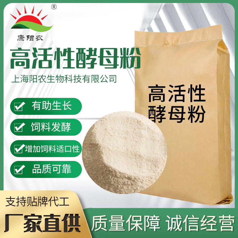 高活性酵母粉饲料添加剂啤酒酵母粉补充蛋白宠物饲料用水产添加粉