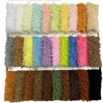 羊卷泰迪绒提格拉多大羊卷驼羊绒中羊卷玩具鞋材娃娃毛发工艺品