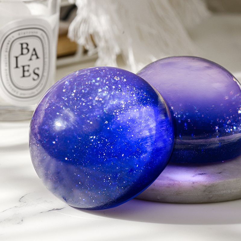 In Stock Lucky Starry Sky Soap Handmade Soap Hand Gift Community Online Red Group Purchase TikTok Same Style Galaxy Perfume Soap Wholesale