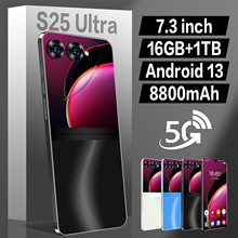跨境手机S25 Ultra 7.3寸incell大屏2+16内存4G全网通一体机代发