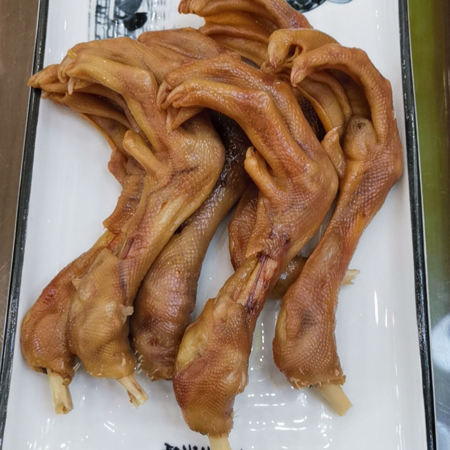 卤鹅爪卤水鹅爪8只装新鲜,礼品盒,春节礼品