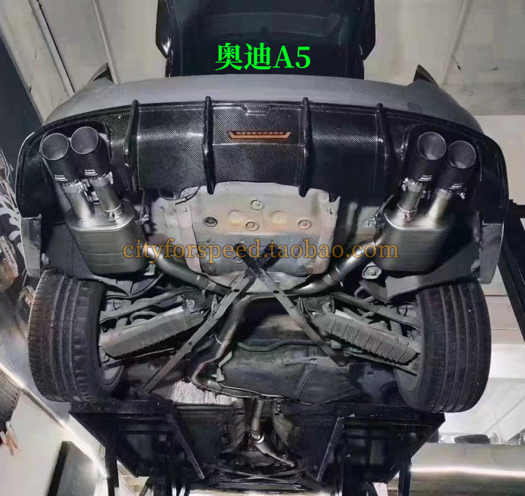 适用于奥迪a3/a4l/a5/a6l/a7/q5/q3改装排气管前中尾遥控阀门声浪