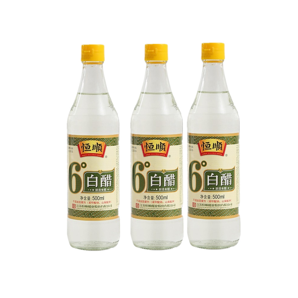 食醋储存条件常温适用场景家用特产品类恒顺白醋包装规格12瓶×500ml