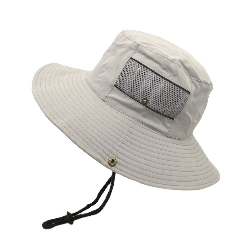 Amazon Outdoor All-Matching Bucket Hat Cross-Border Men's and Women's Solid-Colored Sun Protection Sun Hat Breathable Sweat Absorbing Alpine Cap