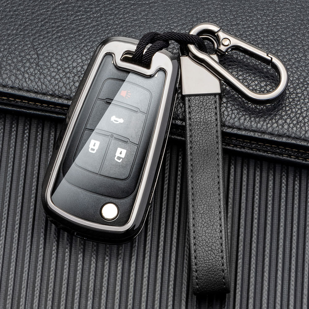 适用于18款别克微蓝7昂科拉gx昂科旗gl6 gl8金属全包汽车钥匙壳套