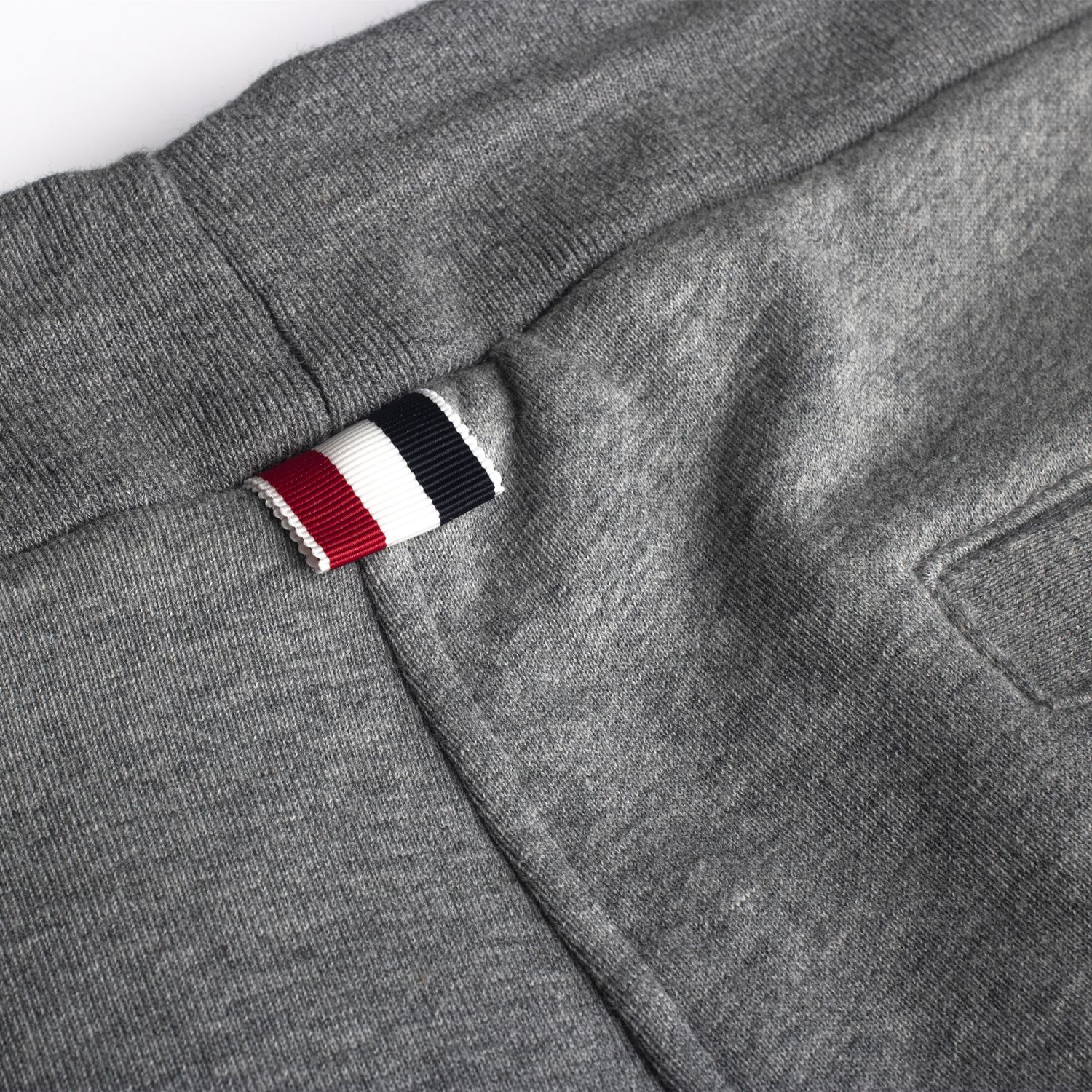 高版男士秋季休闲裤蓝色四杠条纹tb卫裤男 女情侣款针织运动裤子