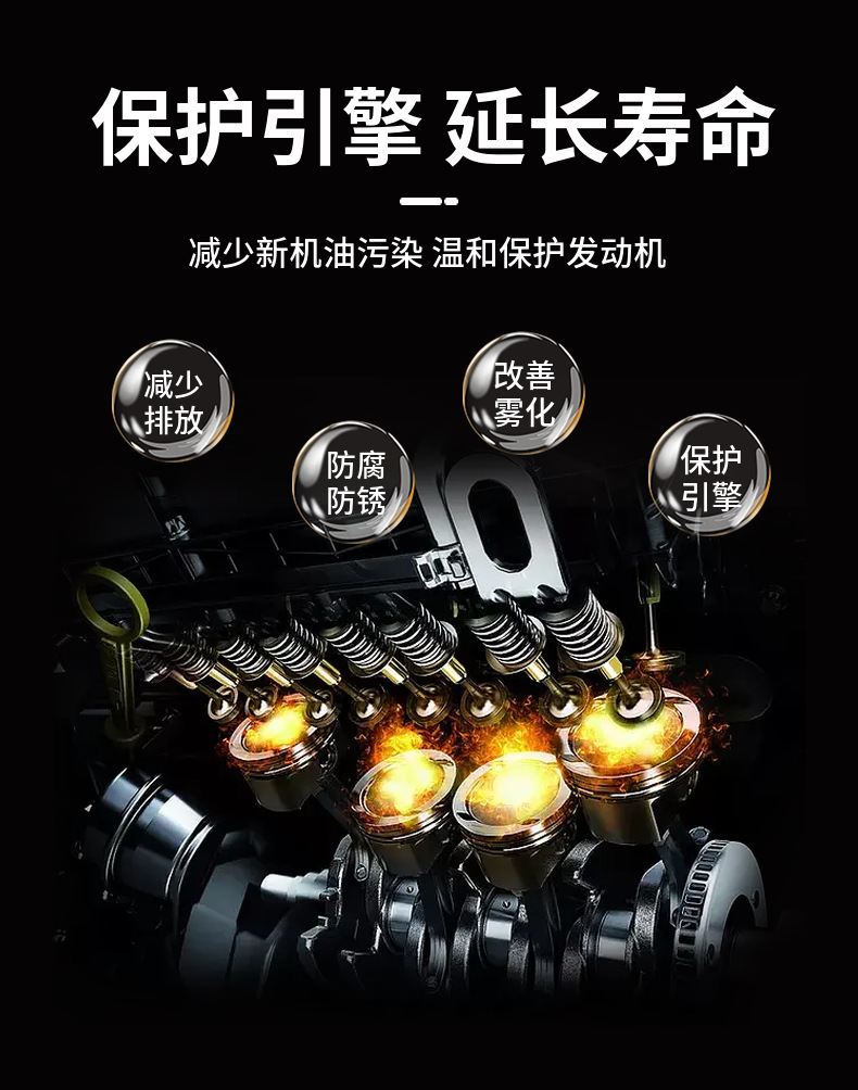 Piston Ring Release Agent, Automotive Oil-Burning Prevention Solution, Carbon Deposit Removal Cleaner, Engine Maintenance
