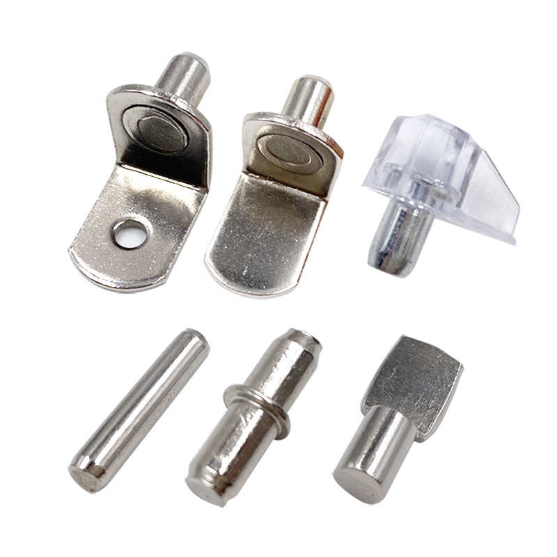 7字板托 中轴玻璃层板托托架 衣柜橱柜层板托层板钉 带介层板钉