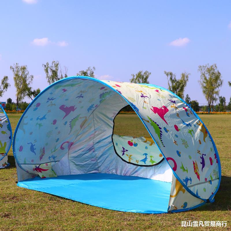 Automatic Beach Outdoor Tent 3-4 People Quickly Open Quick Opening Simple Sunshade Fishing Park Leisure Tent