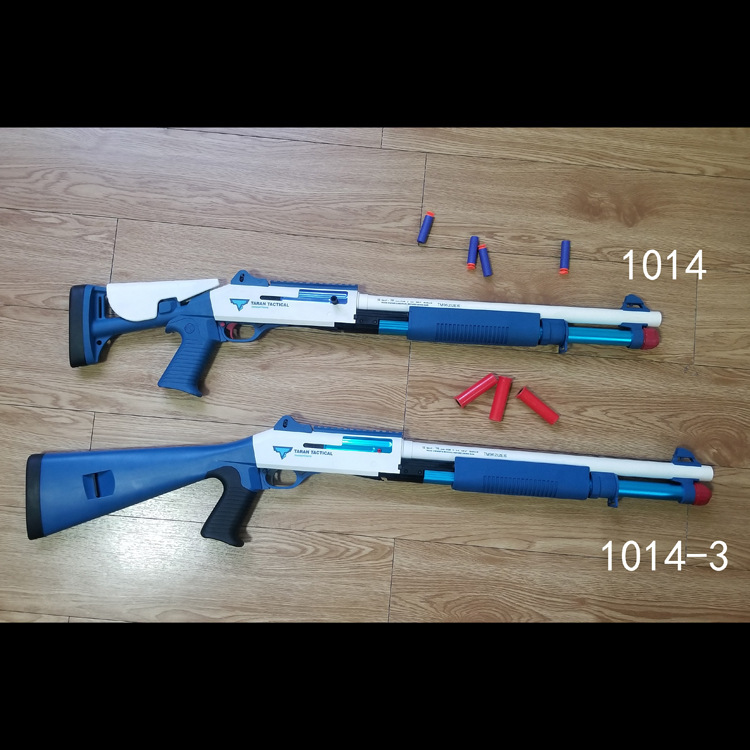 udl1014-3大后托喷子来福散弹eva海绵软弹枪男孩抛壳可射击玩具枪