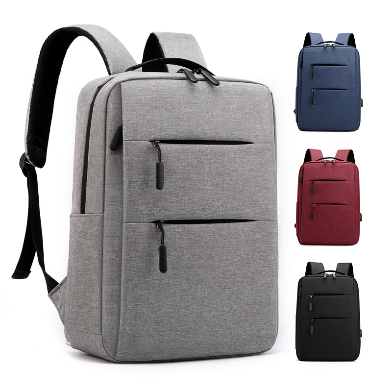 Cross-Border Men's Backpack with Multi-Segment Compartment USB Charging Fashion Business Commute Men's Backpack Supply