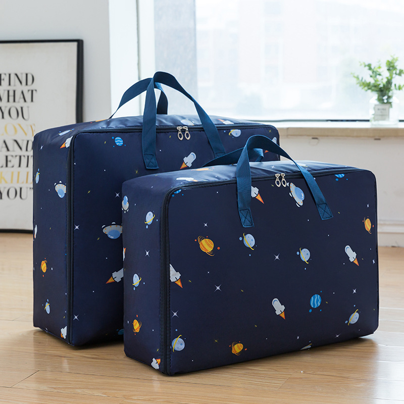 Spot Thickened Oxford Cloth Quilt Bag Clothes Quilt Buggy Bag Travel Luggage Bags and Duffel Bags Waterproof Large Moving Bag