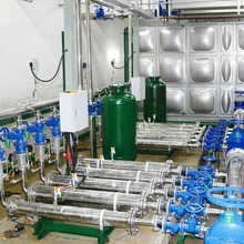 厂家不锈钢管中泵成套 泵房改造增压泵 二次供水设备变频管中泵