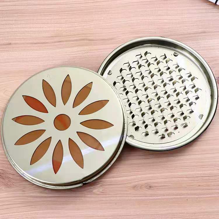 批发两元店带盖大钉蚊香盘 蚊香盒 夏季热卖带钉蚊香盘带盖