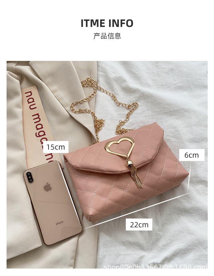 Love Embroidered Tassel Bag 2021women Bags Foreign Trade Small Bag Wholesale Korean Style Women's Shoulder Crossbody Bag Women