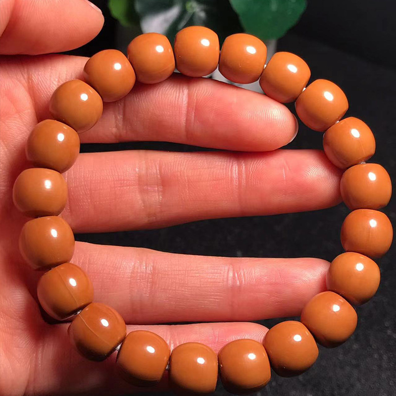 核乡缘橄榄核雕猴头核桃手串把玩橄榄胡老型猴头核桃文玩手串批发