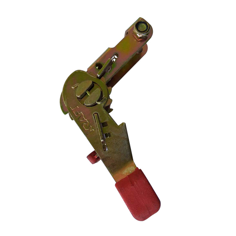 天津顺辰牌拉紧器连体包胶红色塑胶棘轮拉紧器厂家直供可加工定制