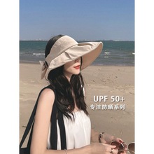 防晒系列~ 女防晒帽子夏季紫外线沙滩骑车太阳帽