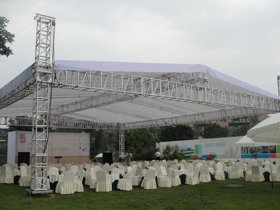 铝合金桁架灯光truss活动钢铁雷亚升降折叠卡扣舞台架子厂家直销1