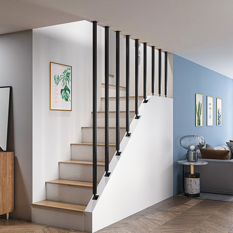 批发楼梯扶手栏杆侧装铁艺欧式阁楼轻奢家用围栏别墅室内护栏简约