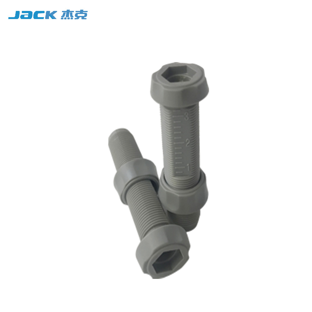 Jack A4 Pressure Regulating Screw with Scale Computer Machine Flat Plastic Screw Cap Pressure Regulating Sewing Machine Accessories