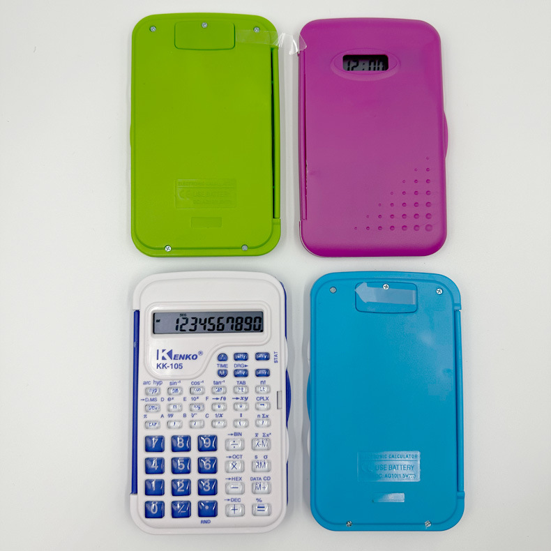 Color Function Kk105 Student Multi-Functional Science Electronic Calculator Examination Exclusive Factory Wholesale