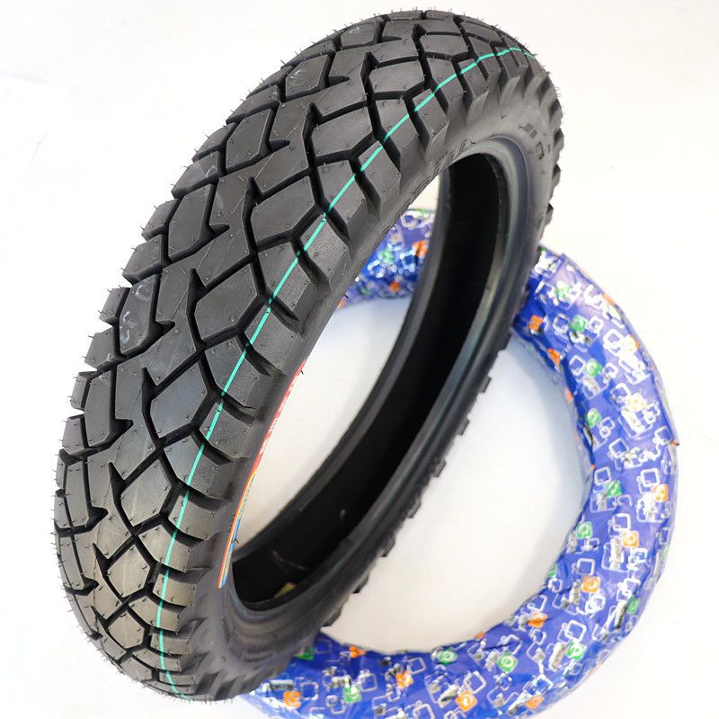 50/350-16真空轮胎110/90-16内外胎11090摩托车弯梁真空胎钢丝