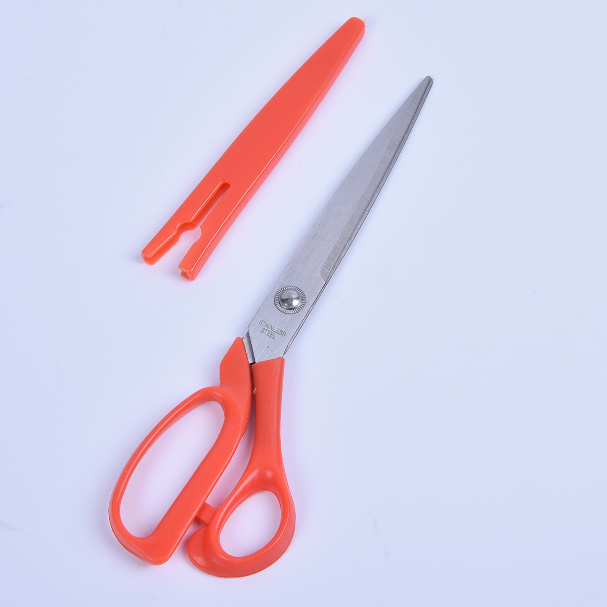Tailor Scissors Lightweight Scissors Clothing Scissors Plastic Red Handle Scissors Blue Handle Scissors Mixed Color Wholesale