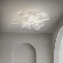 新款现代简约餐厅卧室吸顶灯创意个性意大利设计师装饰灯具网纱灯