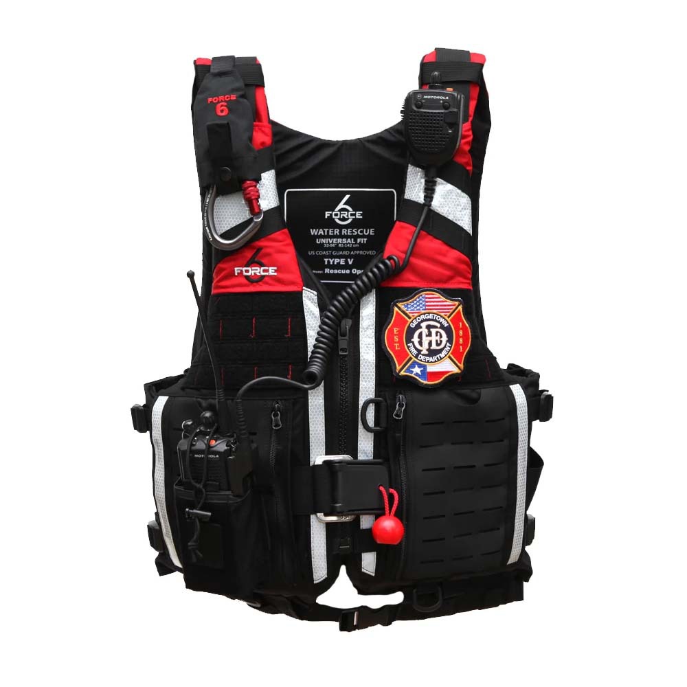 美国force 6 激流救援救生衣 美国进口白水救生衣海岸警卫队typev