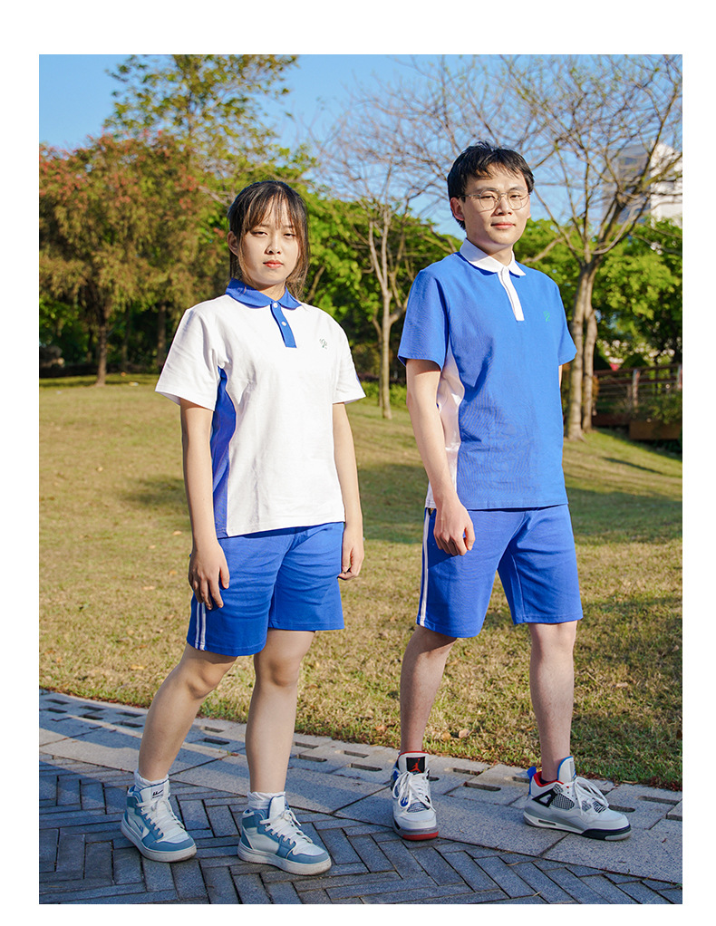 深圳中学校服夏季装运动服男女套装中学生全套统一初高中纯棉校服