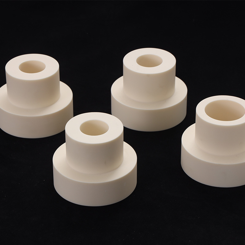 氧化铝陶瓷套 工业精密陶瓷轴套 耐磨绝缘隔热氧化铝陶瓷环