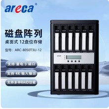 Areca ARC-8050T3U-12 雷电3磁盘阵列 raid12盘位非编存储