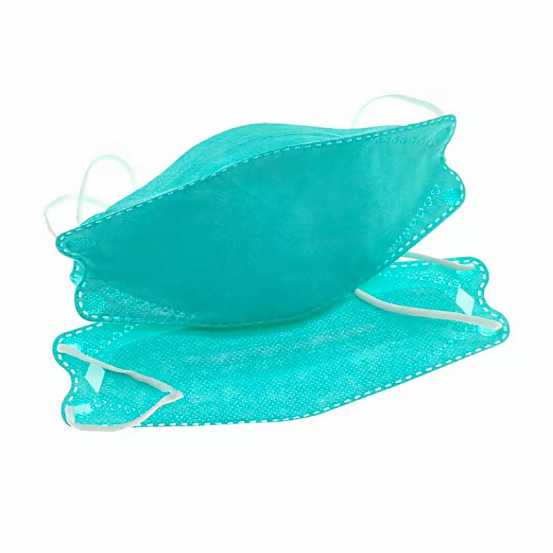 韩版kf94口罩四层双熔喷防尘立体柳叶形日本成人鱼型加氧化铜口罩