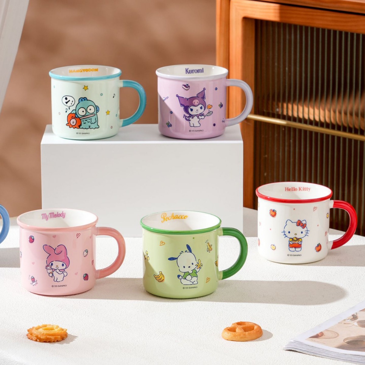 sanrio officially authorized ceramic cup cute cartoon pattern gift cup household water cup