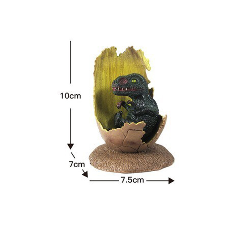 跨境侏罗纪趣味恐龙孵化蛋 仿真破壳霸王龙恐龙蛋pvc手办模型摆件